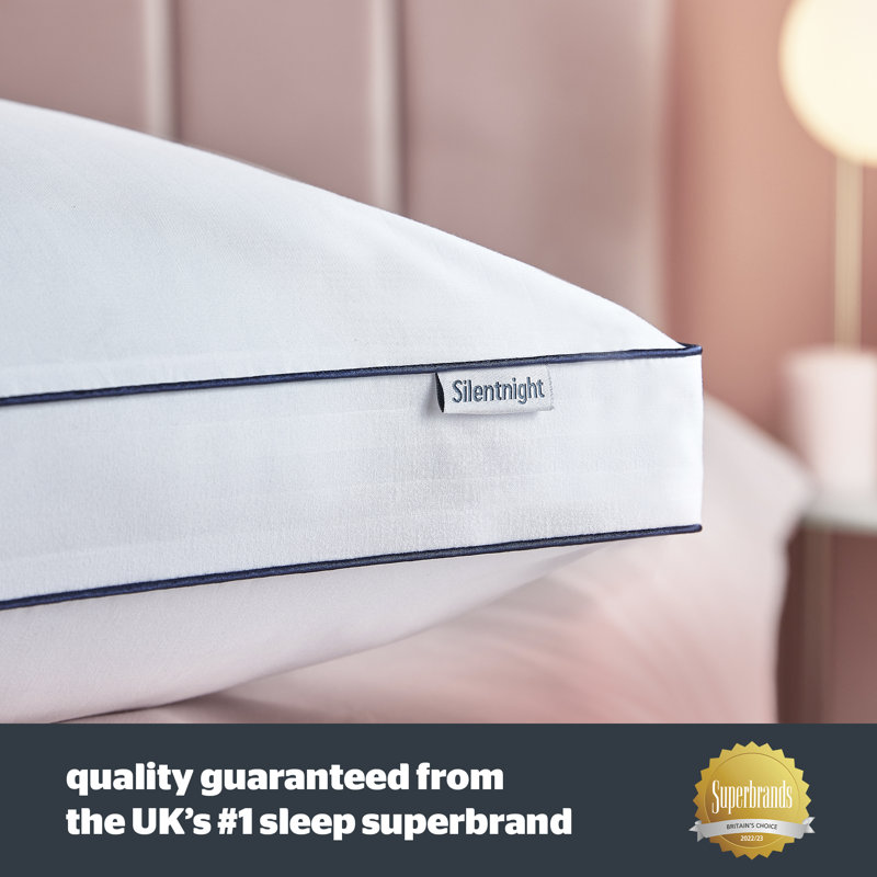 Silentnight Pillows 2 Pack Soft Support Superwash Hypoallergenic Hotel Quality | UK - View #4